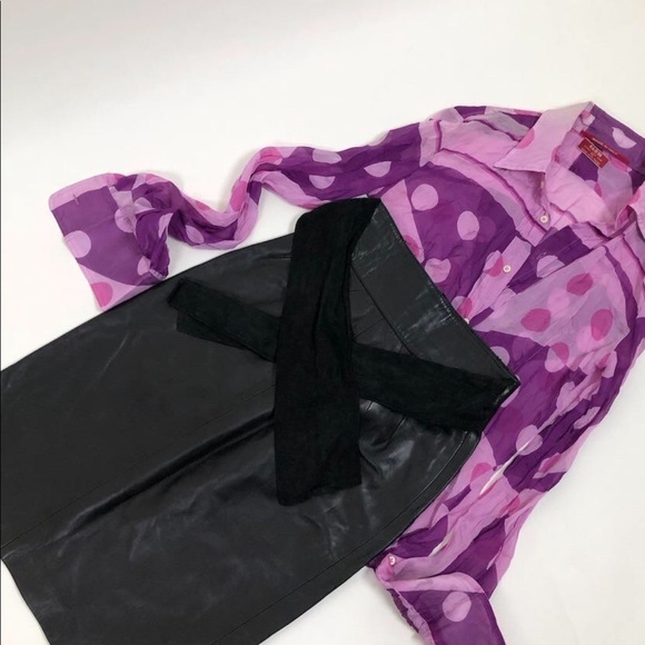 Gucci Leather Mini Skirt - Picture 7 of 9